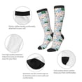 thumbnail image 5 of Fotbe Back To School print Women's Men's Novelty Crew Socks Cotton Socks Knee High Socks for Walking,Running,Nurses,Pregnancy, 5 of 8