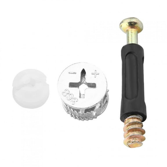 25pcs Furniture Cam Lock Connecting Screws Nuts Assortment Kit for Cabinets Cupboards Closet Chairs