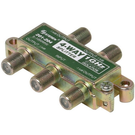 201-204 STEREN 4 WAY 1GHZ 90DB SPLITTER