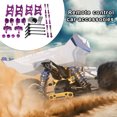 thumbnail image 2 of ZheElen RC Voiture Arrière Balançoires Gobelets de Direction Roue Tasse Roulement Automobile Réparation Ensemble de Remplacement pour WLtoys 144010 144001 144002 Rouge Violet, 2 of 6