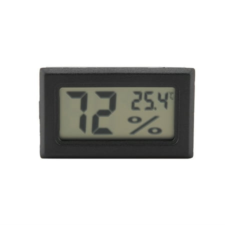 

Thermometer Hygrometer Embedded Digital Hygrometer Thermometer Humidity Temperature Monitor With Built In Probe Black