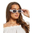 thumbnail image 4 of Gafas de Sol Fibye Bride Mármol Blanco con Logo Plateado para Mujeres, 4 of 7