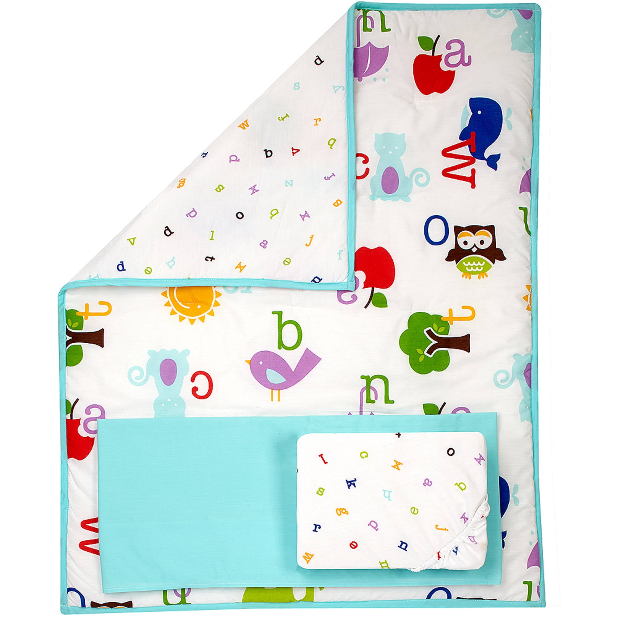 alphabet crib bedding