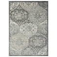 thumbnail image 3 of Luxe Weavers Oriental Floral Gray 5x7 Area Rug for Living Room and Bedroom, 3 of 9