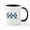 White/Black Inside, variant on CafePress - Penguins Mugs - 11 oz Ceramic Mug - Novelty Coffee Tea Cup