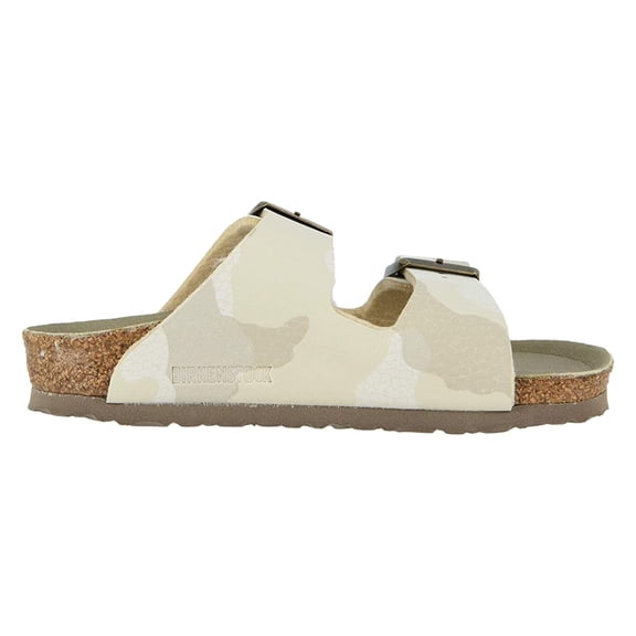 Birkenstock Kids Arizona (Toddler/Little Kid/Big Kid) Desert Soil Camo Sand Birko-Flor