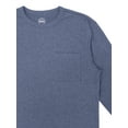 thumbnail image 3 of Wonder Nation Boys Long Sleeve Pocket T-Shirt, 2-Pack, Sizes 4-18 & Husky, 3 of 14