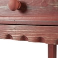 thumbnail image 3 of Alaterre Meuble Table d'Appoint Style Cottage Rustique Rouge Finition Antique, 3 of 6