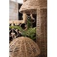 thumbnail image 4 of Set of Two Woven Seagrass Mushrooms, 4 of 7