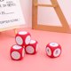 thumbnail image 2 of 4 dados de 6 cm para juegos de bricolaje, dados grandes para escribir en el aula, dados decorativos en blanco para juegos, 2 of 7