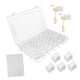 thumbnail image 2 of Organizador de hilo de , caja organizadora de hilo de , bobinadora portátil extraíble transparente para bobinado, almacenamiento de, 2 of 9