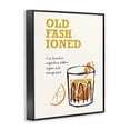 thumbnail image 4 of Stupell Industries Old Fashioned Recipe Food & Beverage Painting Black Framed Art Print Wall Art, 24 x 30, 4 of 10
