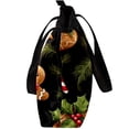 thumbnail image 4 of Christmas Canvas Leather Mix Handbag - Stylish Twill Sponge Jeanette Hand-Held Purse, 30x10.5x39cm/11.8x4.1x15.4in, 4 of 5