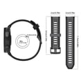 thumbnail image 3 of Hearth & Gear Silicone Sports Sweat Proof Solid Color Watch Band With Convenient Adjustment And Wide Compatibility Compatible With Smartwatch Watch Replacement Snk809 Mens Stainless Watch Brew for Men, 3 of 5