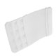 thumbnail image 5 of Guardurnaity Extensor de sujetador para mujer, gancho de correa de extensión de sujetador Flexible de poliéster, 5,7 cm, 3 filas, gancho de 4 filas, Accesorios de disfraces Blanco 4 gancho Guardurnaity AP1175-08, 5 of 6