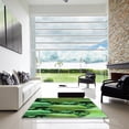 thumbnail image 6 of Ahgly Company Indoor Square Patterned Deep Emerald Green Area Rugs, 3' Square, 6 of 6