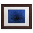 thumbnail image 2 of Trademark Fine Art "Deep Blue" Canvas Art by Joarez, White Matte, Wood Frame, 2 of 4
