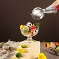 thumbnail image 4 of Cuchara para helado Wamans Premium con gatillo, de acero inoxidable, de metal resistente, apta para lavavajillas, ideal para yogur helado, helados y helados. Artículos en liquidación., 4 of 6