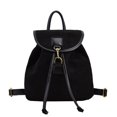 thumbnail image 1 of Mochila bolso de mujer moda casual simple de alta calidad mochila de estudiante de cuero Uso versátil, 1 of 6