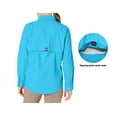 thumbnail image 3 of Little Donkey Andy Women's UPF 50+ UV Protection Shirt, Long Sleeve Fishing Shirt, Breathable and Fast Dry B.Sea Blue XS, 3 of 7