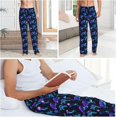 thumbnail image 6 of PISONIC Funny Mens Pajama Pants Lounge Men's Pajama Bottoms Soft Sleep Pants With Pockets Drawstring, 6 of 7