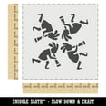 thumbnail image 2 of Kokopelli Circle Dancing Pattern Southwestern Fertility God DIY Cookie Wall Craft Stencil - 9.0 Inch, 2 of 5