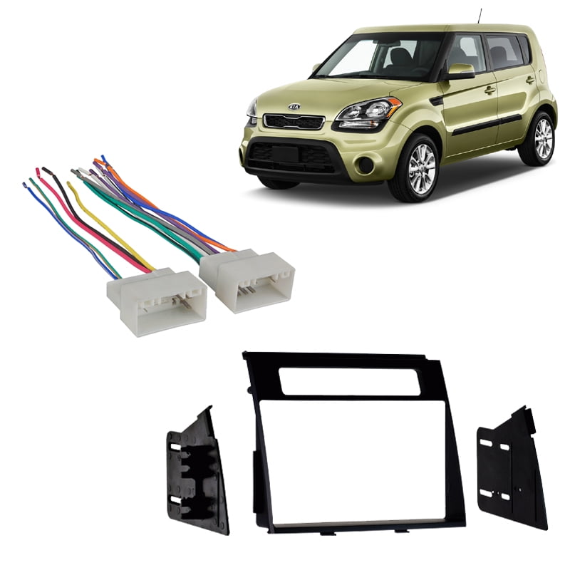 Metra 95-7360B Double DIN Dash Install Kit for Select 2014-Up Kia Soul Vehicles 