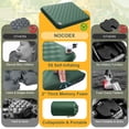 thumbnail image 2 of NOCOEX Inflatable Seat Cushion, 2'' Thick Portable Self-Inflating Memory Foam Seat Cushion for Travel, Office, Airplane, Camping, Stadium, Backpacking, 2 of 9