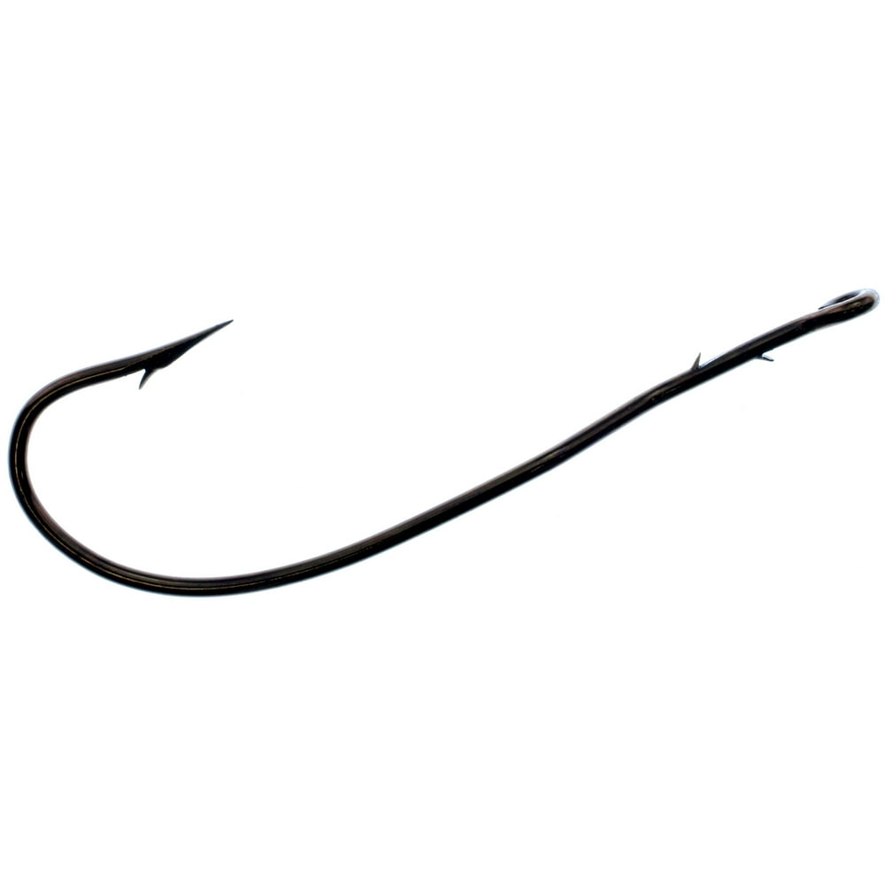 Tru Turn Hook Size 1/0 Bronze Bass Worm 7 Hooks per Bag