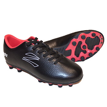 zephz Wide Traxx Black/Teaberry Soccer Cleat (Best Wide Receiver Cleats 2019)