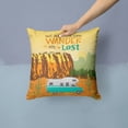 thumbnail image 2 of Caroline's Treasures VHA3027PW1414 Coussin Décoratif en Tissu pour Véhicule Récréatif RV Camping Wander, 2 of 4