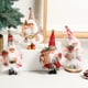thumbnail image 5 of Bearachild Figuras de Papá Noel hechas de fieltro o materiales tejidos para un ambiente navideño alegre Papá Noel Kits de decoración para fiestas rojo 【20.3 cm * 9.8 cm】, 5 of 6