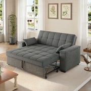 Sofa Bed, Lofka 70 Convertible 3-in-1 Sleeper Sofa Bed for Living Room and Small Space,Dark Grey