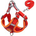 thumbnail image 1 of GFDYREE Dog Vehicle Safety Vest Harness,Adjustable Pet Dog Vest Harness with Reflective Strips,Breathable Pet Vest for Cats and Small or Medium Dogs,Red Small, 1 of 7
