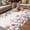 Light Pink, variant on Pink Spring Floral Outdoor Rug for Patio/Deck/Porch, Non-Slip Large Area Rug 3 x 5 Ft, Elegant Flowers Farmhouse Botanical Wooden Indoor Outdoor Rugs Washable Area Rugs, Camping Rug Carpet Runner