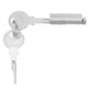 thumbnail image 3 of FELTECHELECTR Cerradura para refrigerador con llave - Cilindro de cerradura resistente para puerta de congelador de 35 mm con 2 llaves para vitrinas, puertas de vidrio, supermercados y tiendas., 3 of 7