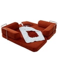 thumbnail image 2 of Floor Couch,Compressed Sofa,Convertible Floor Sofa Bed with Convertible Blanket Pillow,Enhanced frame stability,Comfy Couch Lounge Sleeper Bed,for Living Room Bedroom., 2 of 5