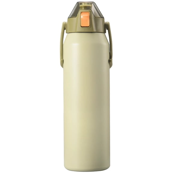 1700ml Insulated Stainless Steel Water Bottle with Straw, 316 Stainless Steel Thermal Mug, One-Click Open Lid, Forest Green, 14.2 x 3.7 in / 36 x 9.5 cm for Sports, Travel
