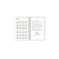 thumbnail image 4 of Blue Sky Day Designer Flower Field Mint - Planner - 2024-2025 - week/month to view - wire-bound - pocket - 3.62 in x 6.14 in - green floral pattern - plastic, 4 of 8