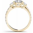 thumbnail image 3 of 2 Carat T.W. Diamond Three-Stone Engagement Ring in 14kt Yellow Gold, 3 of 5