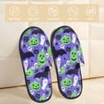 thumbnail image 2 of Slippers for Women, Cute Halloween Womens Slippers Fuzzy Winter House Shoes, Soft Anti-Skid Slippers Indoor and Outdoor, 2 of 7