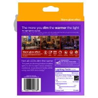 Philips LED 60-Watt BA11 Candle Light Bulb, Clear Soft White Warm Glow, Dimmable, E26 Base (3-Pack)