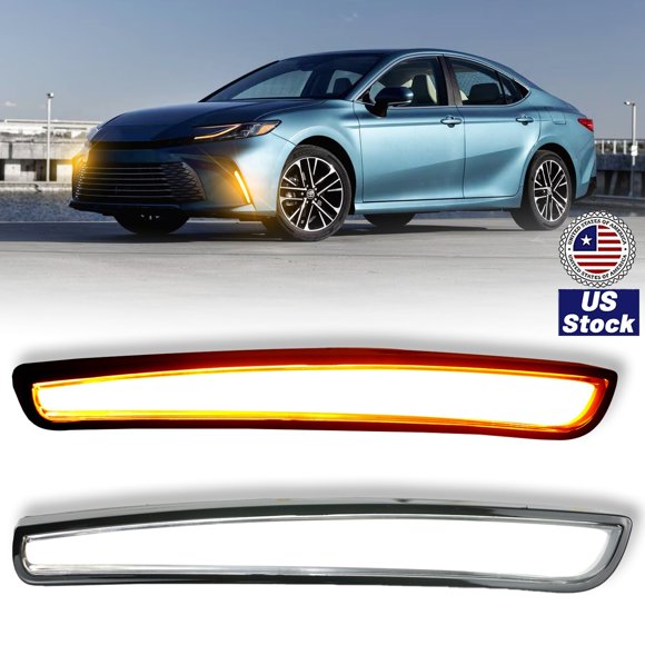 LED Front Fog Daytime Running Lights Turn Signal L for Toyota for Camry LE XLE 2025