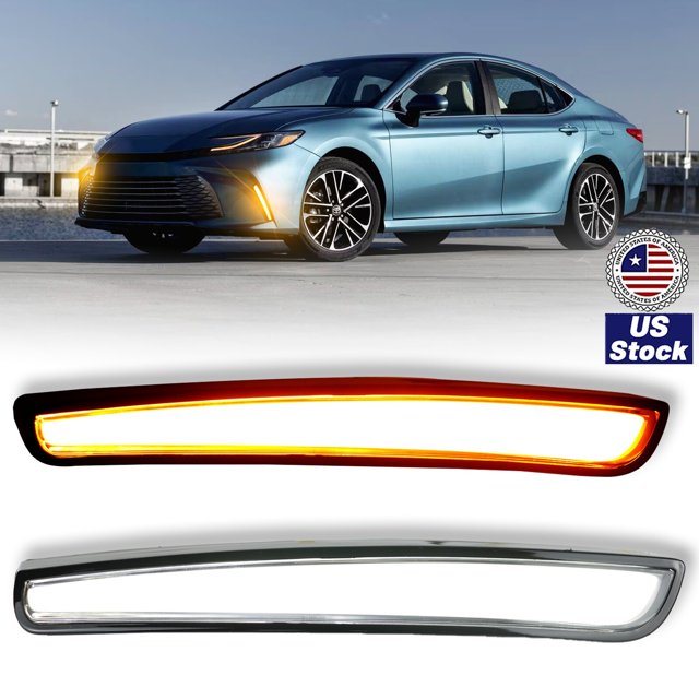 LED Front Fog Daytime Running Lights Turn Signal L for Toyota for Camry LE XLE 2025