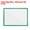 Green, variant on Uxcell 9.37" x 12.8" Magnetic Display Frame A4 Adhesive Magnetic Sign Holder Red 5 Pack
