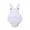 White, variant on Douhoow 0-3Y Baby Romper Infant Girls Boys Cotton Sleeveless Square Collar Sling Jumpsuit