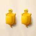 thumbnail image 4 of Turtle-Shaped Toothbrush Holder, Bathroom Wall-Mounted Rack, No-Drill Installation, Plastic Organizer, Pet-Friendly Design, 4 of 7