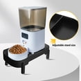 thumbnail image 4 of Soporte de Alimentació de Mascotas de Altura Ajustable, Elegante Soporte de Alimentador de Gato Ajustable de Forma Ajustable Para Mascota, 4 of 7