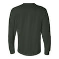 thumbnail image 3 of DryBlend 50/50 Long Sleeve T-Shirt, 2XL, Forest Green, 3 of 3