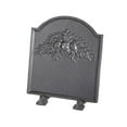 thumbnail image 3 of Plow & Hearth Cast Iron Fireplace Fireback with Oak Leaf Design, 3 of 3
